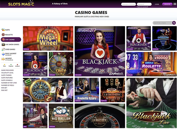 slots magic casino Gameplay